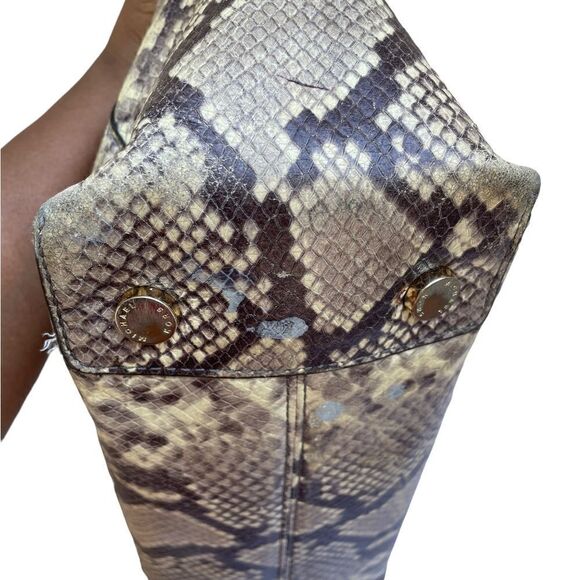 Michael Kors Snakeskin Handbag Shoulder Bag. - Picture 7 of 12